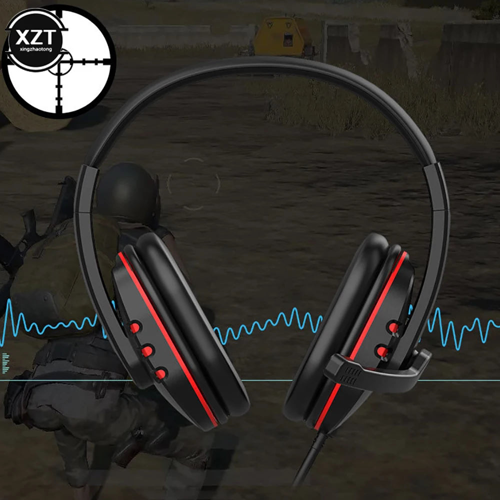 Headphones Gamer Headset with Microphone For PC